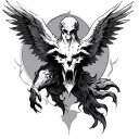 Sanguinius tattoo design idea