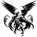 Sanguinius tattoo design idea