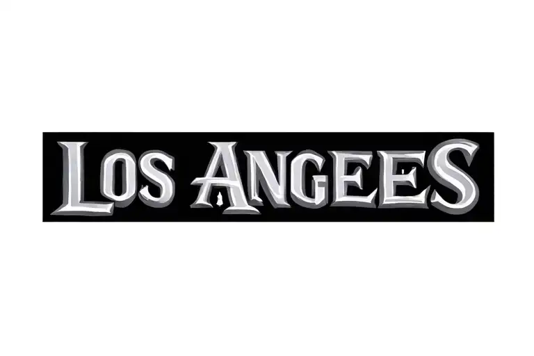los angeles dodgers california tattoo design idea