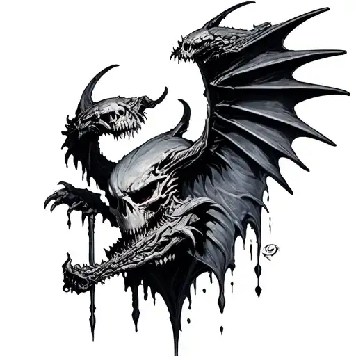 Avenged Sevenfold Deathbat tattoo design idea