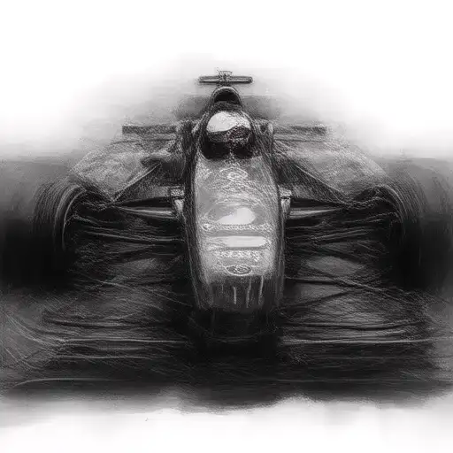 f1 Lewis car tattoo design idea