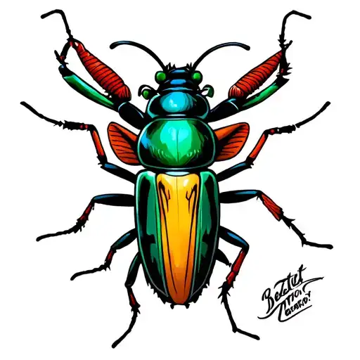 Beetlejuice  tattoo design idea