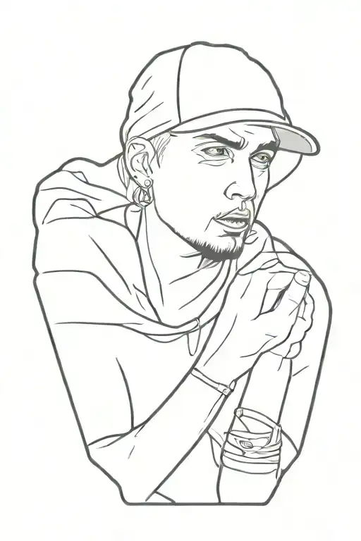 eminem tattoo design idea