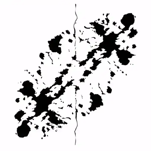 inkblot test tattoo design idea