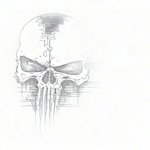 the punisher tattoo design idea