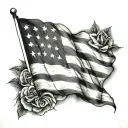 American flag sleeve tattoo tattoo design idea