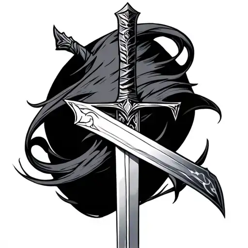 Finn Sword tattoo design idea