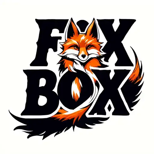 "Fox Box" "Fox Box" with fox tail tattoo design idea