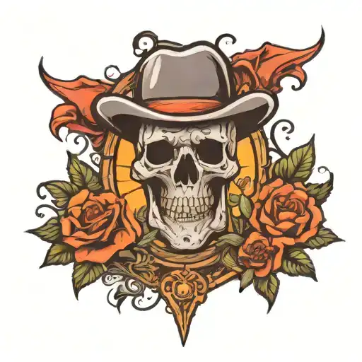 tombstone  tattoo design idea