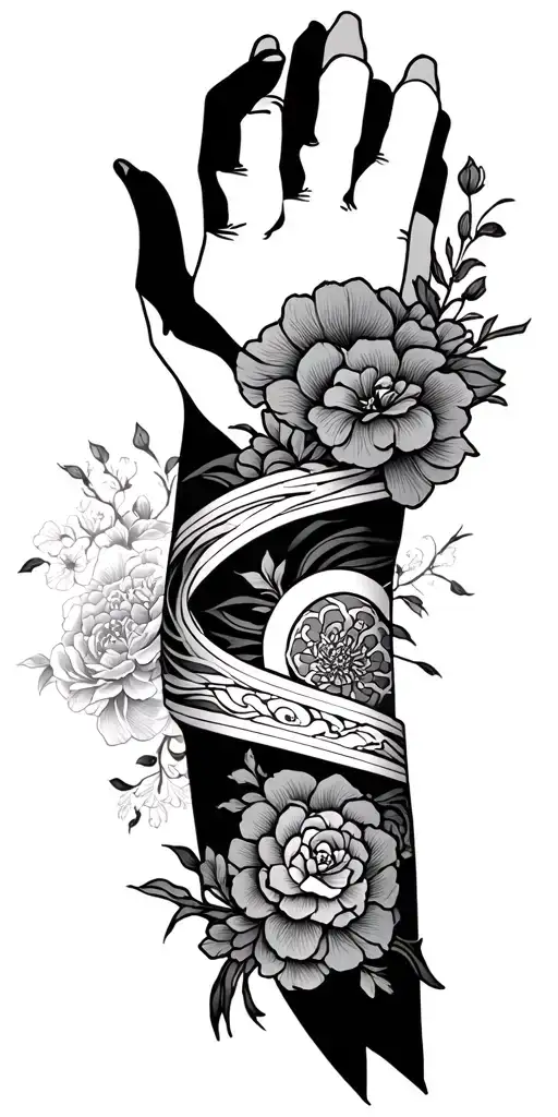 arm band with japanese traditional design and corporated with my armband enzo design tattoo design idea