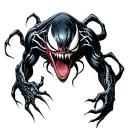Venom tattoo design idea