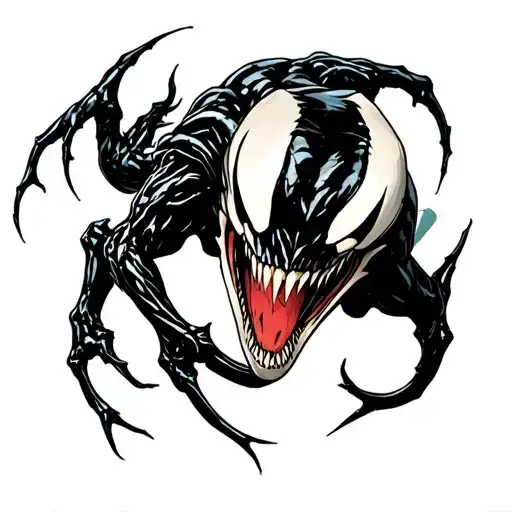Venom tattoo design idea