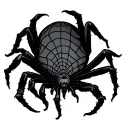 Spider Web Nipple tattoo design idea