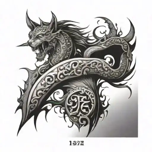 1312 tattoo design idea