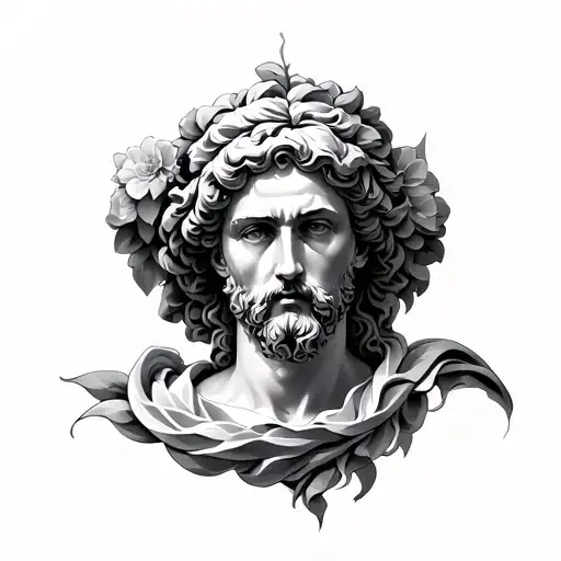 4 Stoic Virtues tattoo design idea