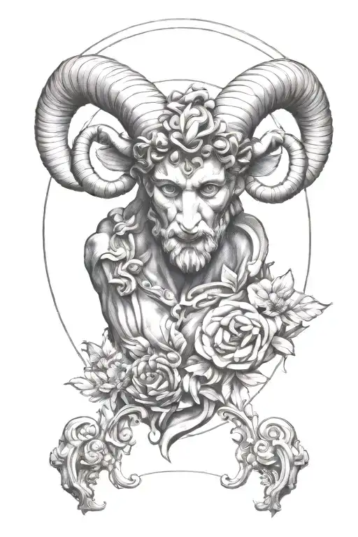michelangelo sculpture david tattoo design idea