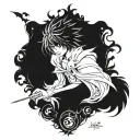 Death Note tattoo design idea