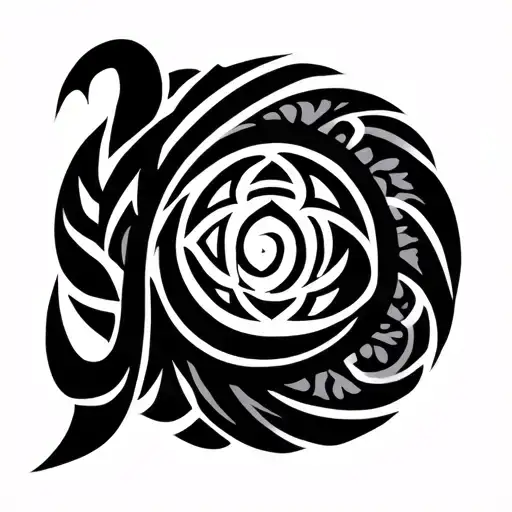 name Ishmael, Guam tribal tattoo design idea