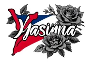 "Yasmina " Roses and Dominican Republic flag incorporated tattoo design idea
