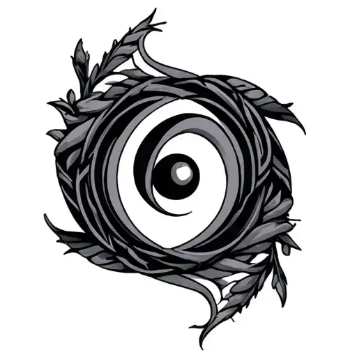 Imperfect Circle tattoo design idea