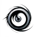 Imperfect Circle tattoo design idea