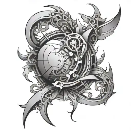 cybersigilism lower stomach tattoo simple tattoo design idea