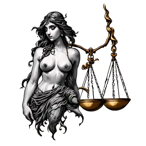 libra and Little Rock AR tattoo design idea