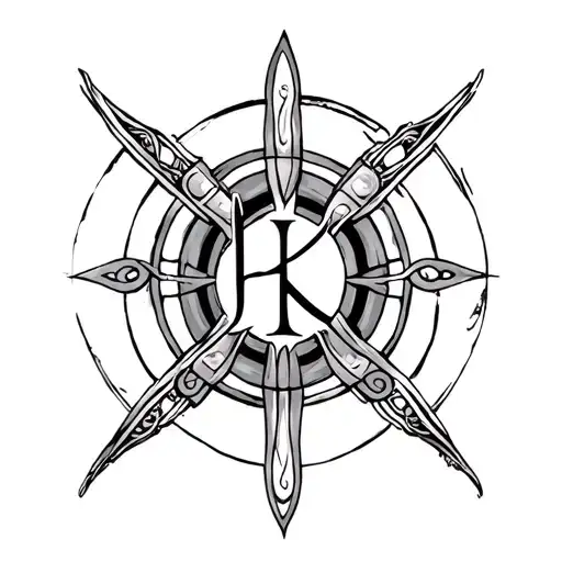 Name naveen in hidden symbols tattoo design idea