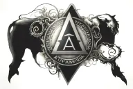 Alcoholics Anonymous tattoo design idea