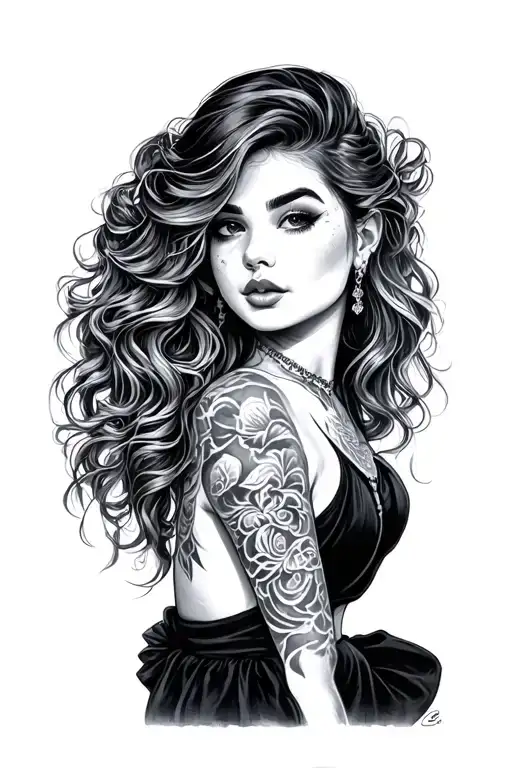 Brooke February 19 1992, Santa Cruz ca tattoo design idea