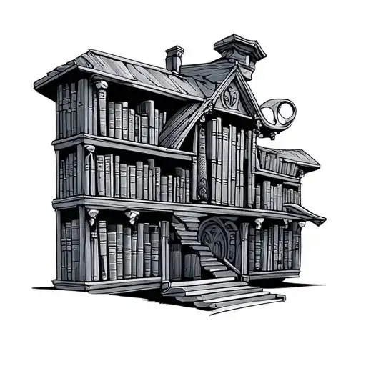 Library Loco tattoo design idea