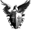 St Michael Shield tattoo design idea