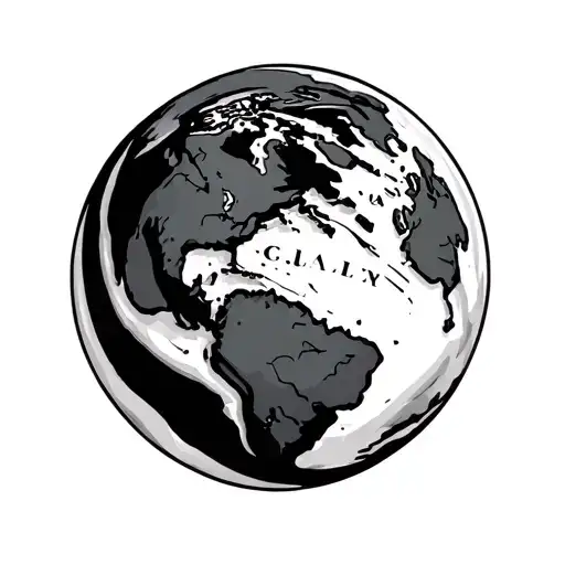 Geography Nerd tattoo design idea