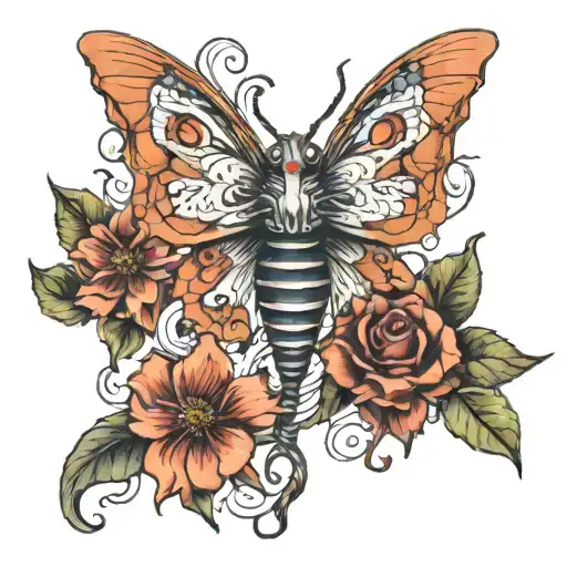 metamorphsis tattoo design idea