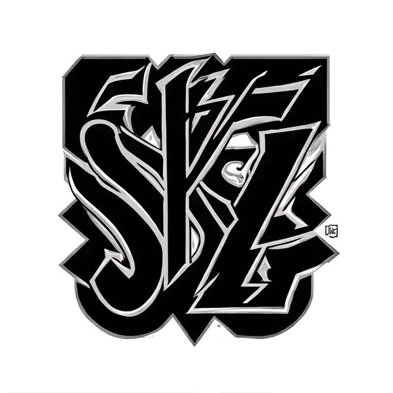 SKZ 5 Star tattoo design idea