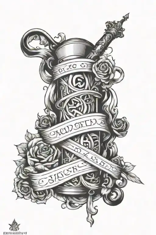 arm sleeve tattoo pain, addiction, redemption, hope tattoo design idea