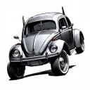 transformer vw bug tattoo design idea