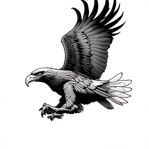 imperial eagle tattoo design idea
