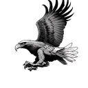 imperial eagle tattoo design idea