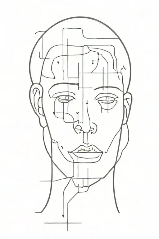 A demonstration of the preference of logic over emotion tattoo design idea
