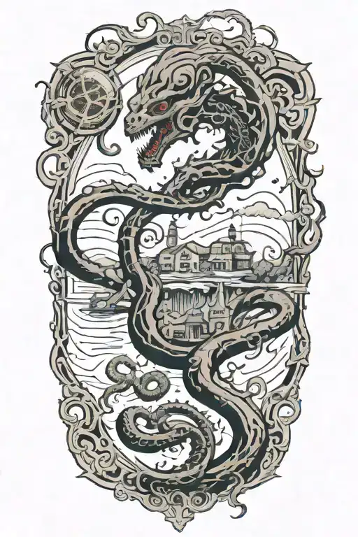 eldritch horror tattoo design idea