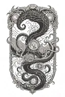 eldritch horror tattoo design idea