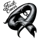 Fuck Cancer tattoo design idea