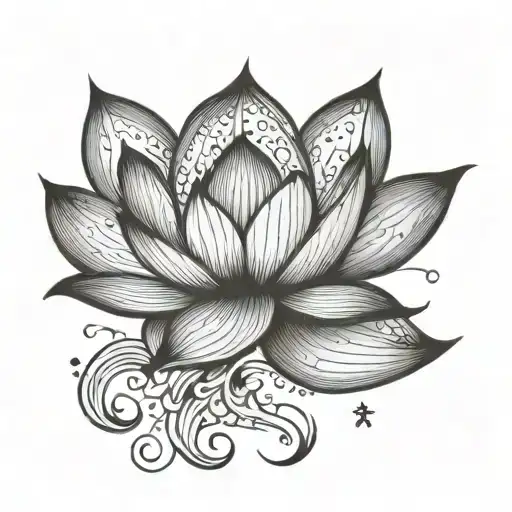 lotus with quote set your self on fire and seek those who fan your flames as the outline tattoo design idea