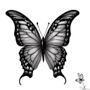 Butterfly effect tattoo design idea