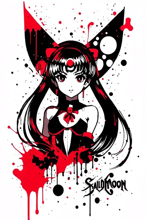 Sailor Moon tattoo design idea