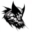 Wolverine tattoo design idea
