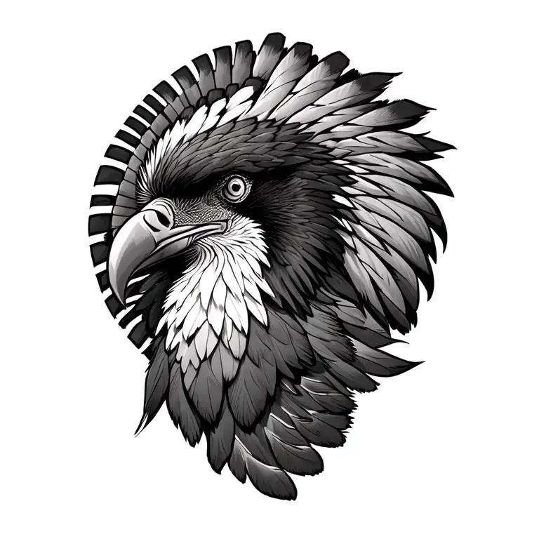Inca trilogy: condor tattoo design idea