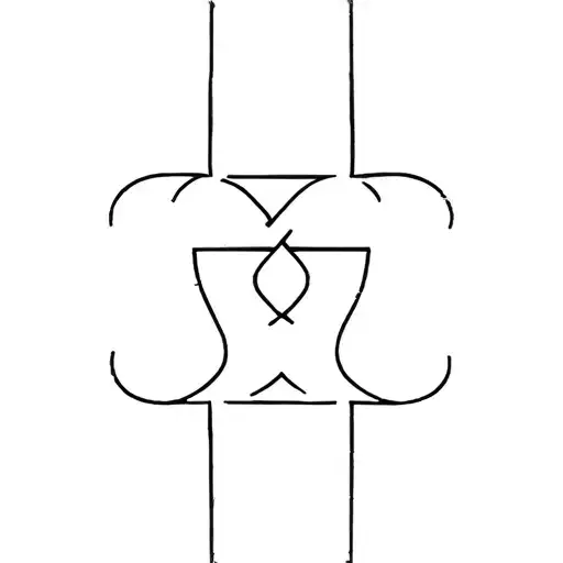 lesbian symbol incorporated tattoo design idea