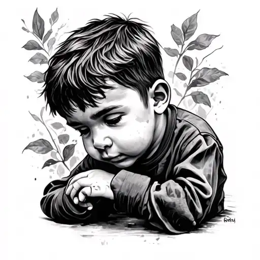 Never settle my son playing tattoo design idea